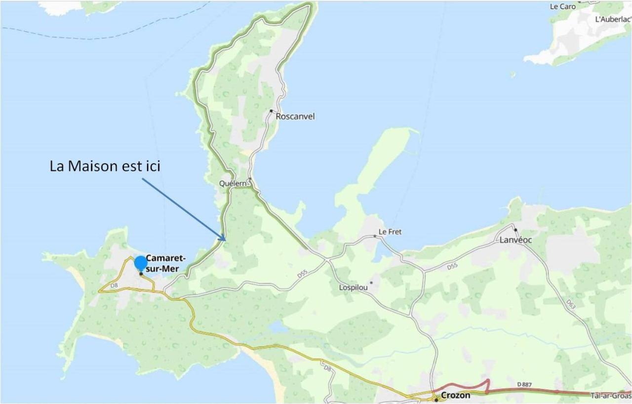 Maison Superbe Vue Mer - 200M De La Plage Camaret-sur-Mer Ngoại thất bức ảnh